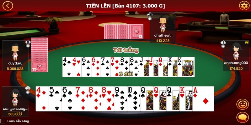 Chơi tiến lên nhận thưởng lớn mỗi ngày 